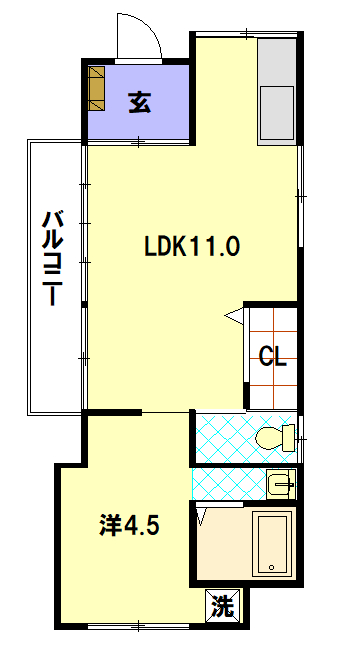 リフォーム後間取り図