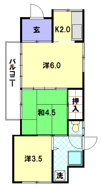 リフォーム前間取り図