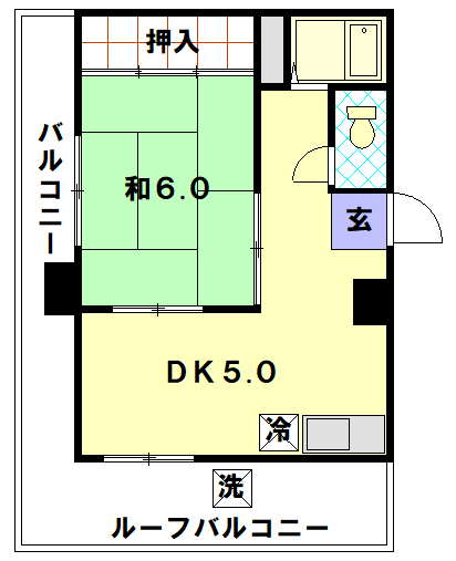 リフォーム前間取り図