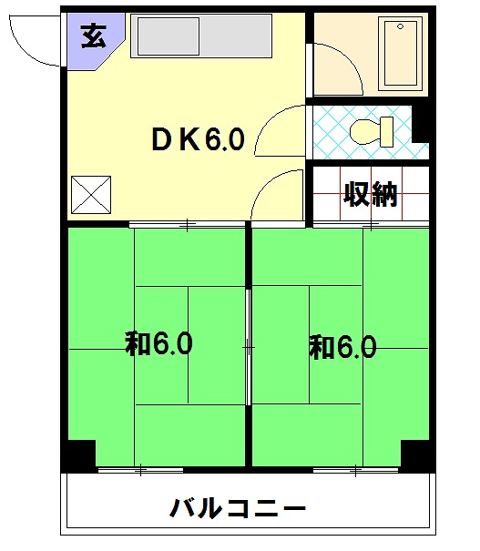 リフォーム前間取り図