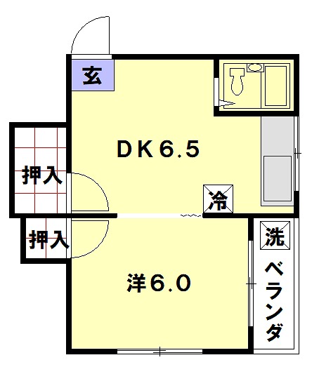 リフォーム前間取り図