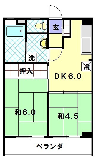 リフォーム前間取り図