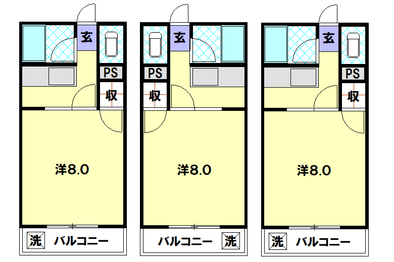 リフォーム前間取り図