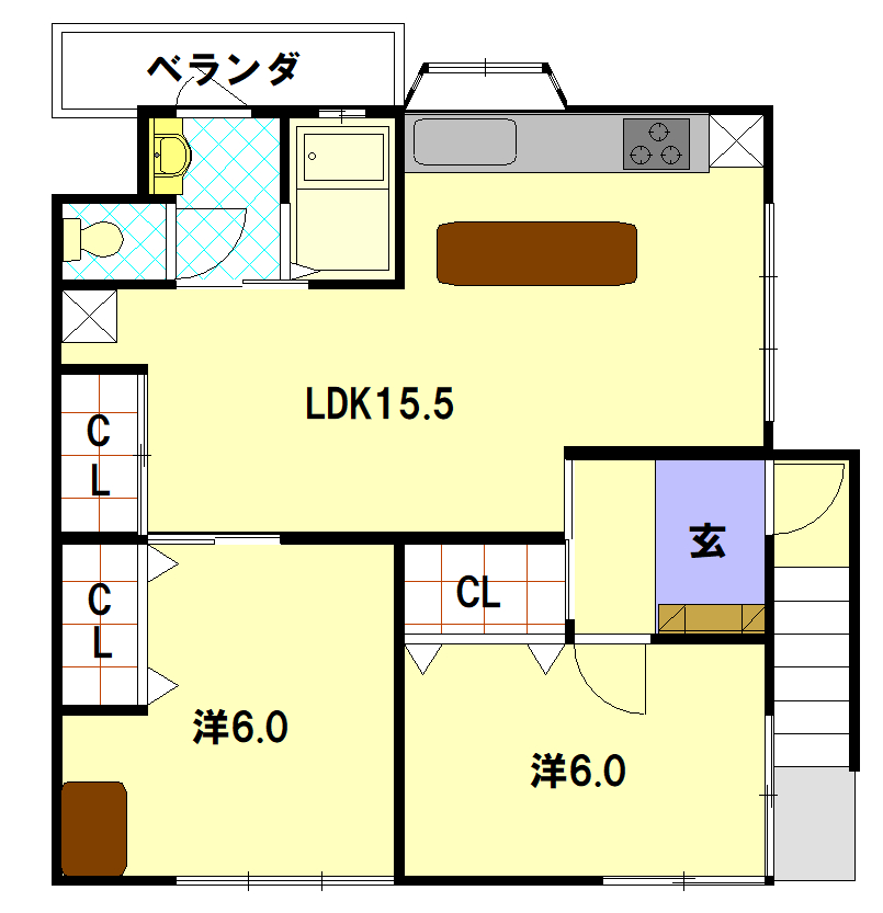 リフォーム後間取り図