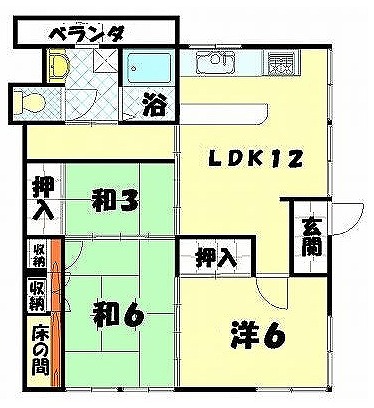 リフォーム前間取り図