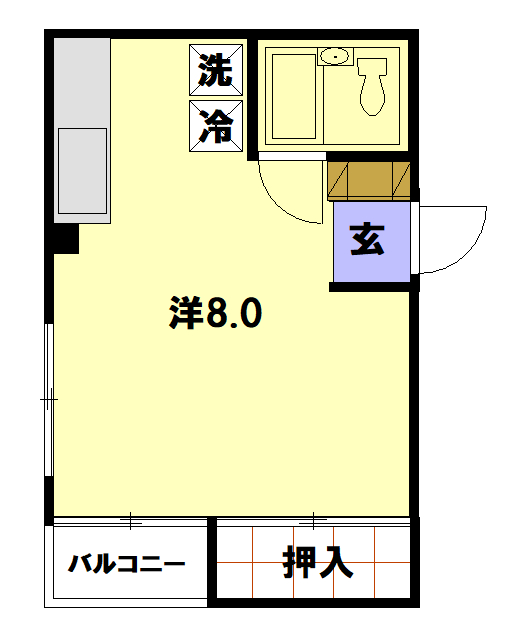 リフォーム前間取り図