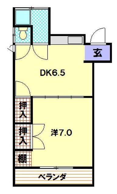 リフォーム前間取り図