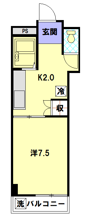 リフォーム前間取り図