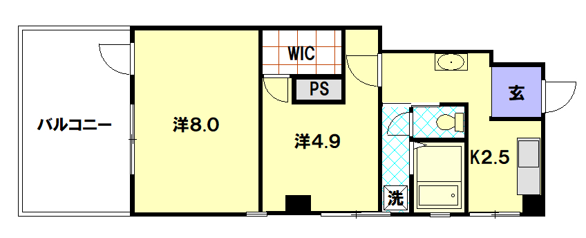 リフォーム前間取り図