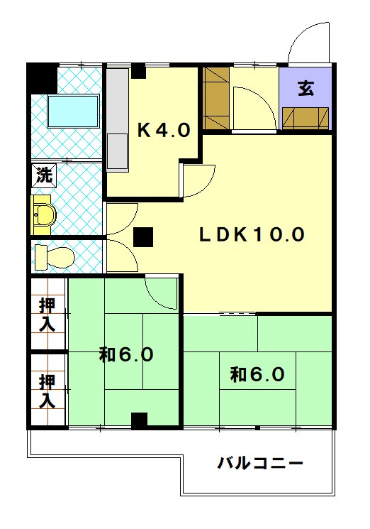 リフォーム前間取り図