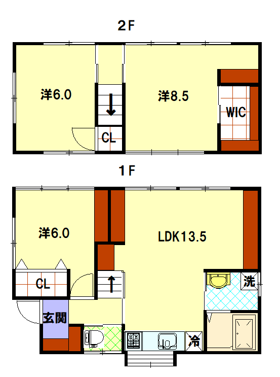 リフォーム後間取り図