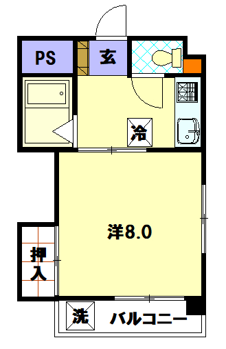 リフォーム前間取り図