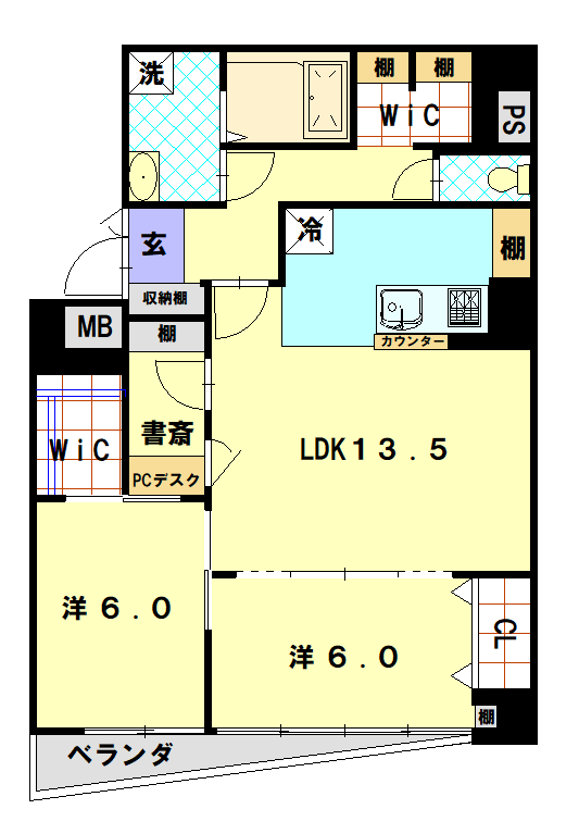 リフォーム後間取り図