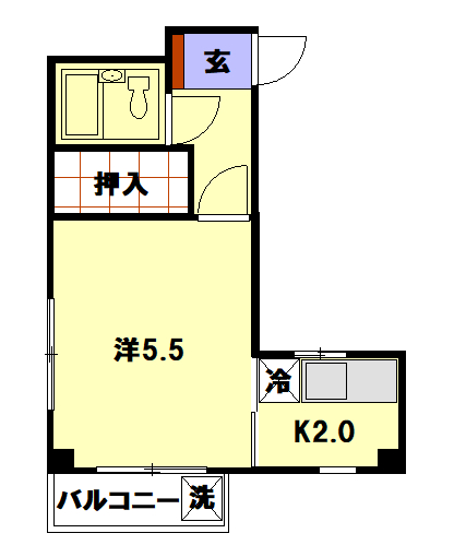 リフォーム前間取り図